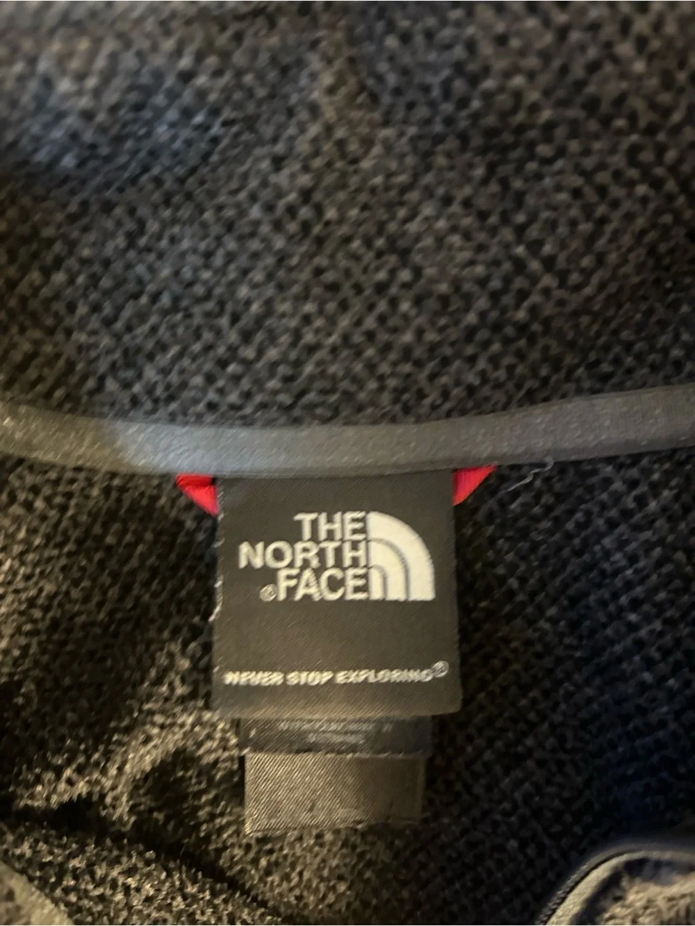 The North Face Men's Dark Gray Full-Zip Fleece Jacket